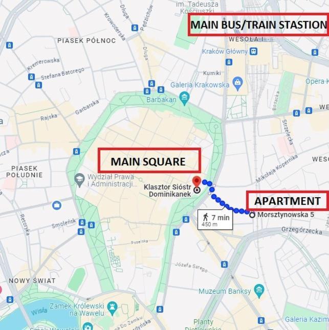 Stylish 2 Bedroom Apartment Morsztynowska Street 크라쿠프 외부 사진